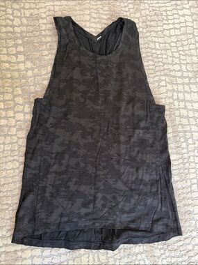 lululemon athletica Black Textured Racerback Tank